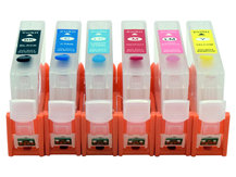 Refillable Cartridges for CANON CLI-8 (6 Cartridges)