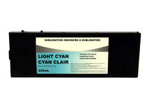 LIGHT CYAN 220ml Dye Sublimation Ink Cartridge for EPSON 4000, 7600, 9600