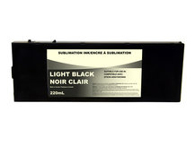 LIGHT BLACK 220ml Dye Sublimation Ink Cartridge for EPSON 4000, 7600, 9600
