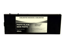 PHOTO BLACK 220ml Dye Sublimation Ink Cartridge for EPSON 7600, 9600
