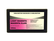LIGHT MAGENTA 220ml Dye Sublimation Ink Cartridge for EPSON 7800, 9800