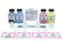 4 Colour Laser Toner Refill Kit for HP CB540A, CB541A, CB542A, CB543A (125A)