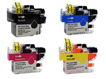 Special Set of 4 Compatible Cartridges to replace BROTHER LC3019
