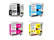 Special Set of 4 Compatible Cartridges to replace BROTHER LC103