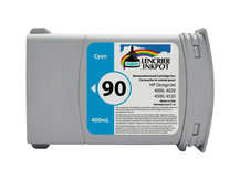 Remanufactured Cartridge for HP #90 CYAN for DesignJet 4000, 4020, 4500, 4520 (C5061A)