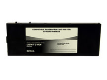 Dye Black Ink Cartridge (220ml) for Screen Printing Films - EPSON 4800 - light cyan
