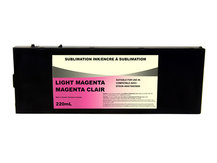 LIGHT MAGENTA 220ml Dye Sublimation Ink Cartridge for EPSON 4000, 7600, 9600