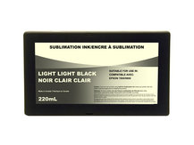LIGHT LIGHT BLACK 220ml Dye Sublimation Ink Cartridge for EPSON 7800, 9800