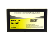 YELLOW 220ml Dye Sublimation Ink Cartridge for EPSON 7800, 9800