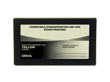 Dye Black Ink Cartridge (220ml) for Screen Printing Films - EPSON 7880, 9880 - yellow