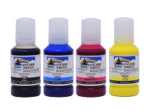 4x140ml Dye Sublimation Ink Bottles for EPSON EcoTank Printers