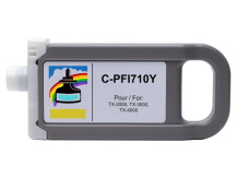 Compatible Cartridge for CANON PFI-710Y YELLOW (700ml)