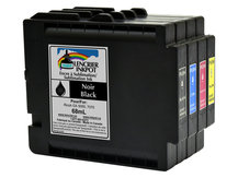 Special Set of 4 Dye Sublimation Ink Cartridges for RICOH GX 5050, GX 7000 (GC21)