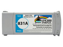 Remanufactured Cartridge for HP #831A CYAN for Latex 310, 315, 330, 335, 360, 365, 560 (CZ683A)
