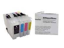 Short Refillable Cartridges for BROTHER LC3033, LC3035