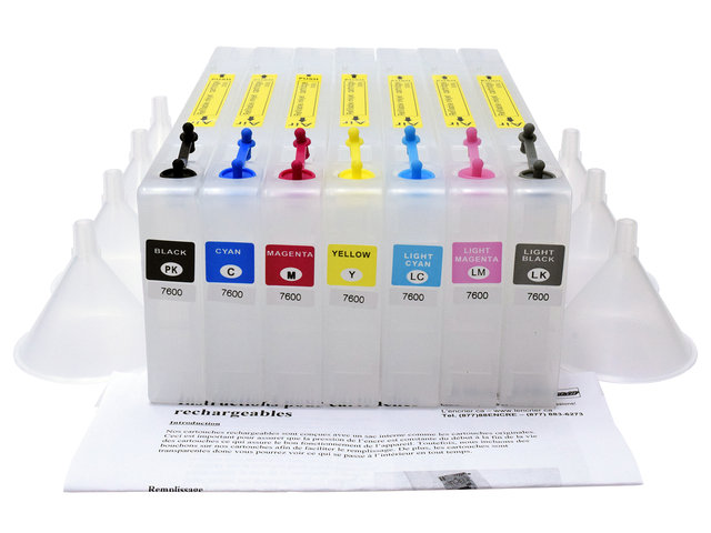 Compatible Epson Cyan Pigment Ink Cartridge - For Stylus Pro 4000, 4400, 7600, 9600 (T5442)