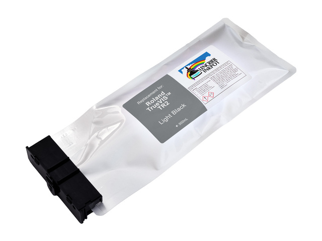 500ml LIGHT BLACK Compatible Ink Pouch for ROLAND TrueVIS Printers (TR2-LK)