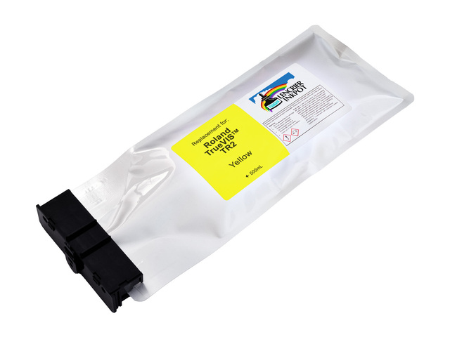 500ml YELLOW Compatible Ink Pouch for ROLAND TrueVIS Printers (TR2-YE)