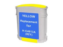 Remanufactured Cartridge to replace HP #82 (C4913A) YELLOW