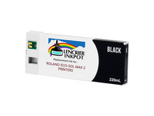 220ml BLACK Compatible Cartridge for ROLAND ECO-SOL MAX 2 Printers (ESL4-4BK)