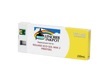 220ml YELLOW Compatible Cartridge for ROLAND ECO-SOL MAX 2 Printers (ESL4-4YE)