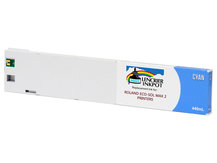 440ml CYAN Compatible Cartridge for ROLAND ECO-SOL MAX 2 Printers (ESL4-4CY)