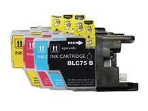 Special Set of 4 Compatible Cartridges to replace BROTHER LC75
