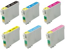 Special Set of 6 Cartridges to replace EPSON T0981-T0996 (#98 and #99)