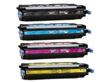 Special Set of 4 Cartridges to replace HP Q6470A-Q6471A-Q6472A-Q6473A (501A/502A)