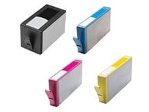Special Set of 4 Remanufactured Cartridges for HP #934XL, #935XL with 2nd Generation Chips