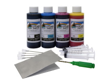 120ml (Black and Colour) Refill Kit for BROTHER LC404