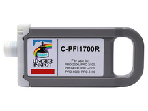 Compatible Cartridge for CANON PFI-1700R RED (700ml)