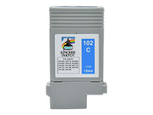 Compatible Cartridge for CANON PFI-102C CYAN (130ml)