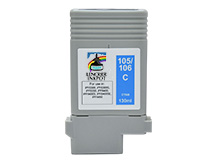 Compatible Cartridge for CANON PFI-105C, PFI-106C CYAN (130ml)