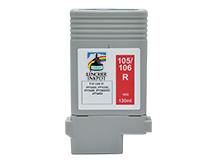 Compatible Cartridge for CANON PFI-105R, PFI-106R RED (130ml)
