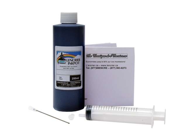 *PIGMENTED* 250ml Black Refill Kit for EPSON C831