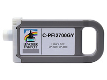 Compatible Cartridge for CANON PFI-2700GY GRAY (700ml)