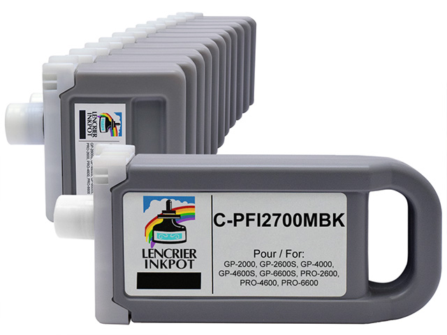 Special Set of 12 Compatible Cartridges for CANON PFI-2700/3300 (330ml/700ml) for PRO-2600, PRO-4600, PRO-6600