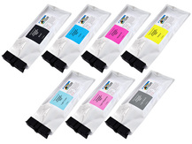 Special Set of 7 Compatible Ink Pouches of 500ml for ROLAND TrueVIS Printers (CMYK+Lc+Lm+Lk)