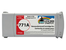 Remanufactured Cartridge for HP #771A CHROMATIC RED for DesignJet Z6200, Z6800 (B6Y16A)
