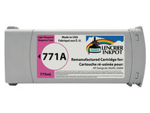 Remanufactured Cartridge for HP #771A LIGHT MAGENTA for DesignJet Z6200, Z6800 (B6Y19A)