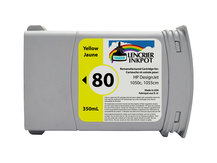Remanufactured Cartridge for HP #80 YELLOW DesignJet 1050, 1055 (C4848A)