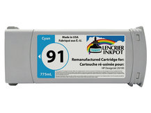 Remanufactured Cartridge for HP #91 CYAN DesignJet Z6100 (C9467A)