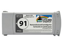 Remanufactured Cartridge for HP #91 LIGHT GRAY DesignJet Z6100 (C9466A)