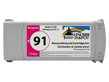 Remanufactured Cartridge for HP #91 MAGENTA DesignJet Z6100 (C9468A)