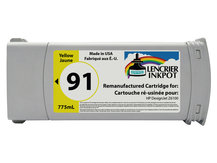 Remanufactured Cartridge for HP #91 YELLOW DesignJet Z6100 (C9469A)